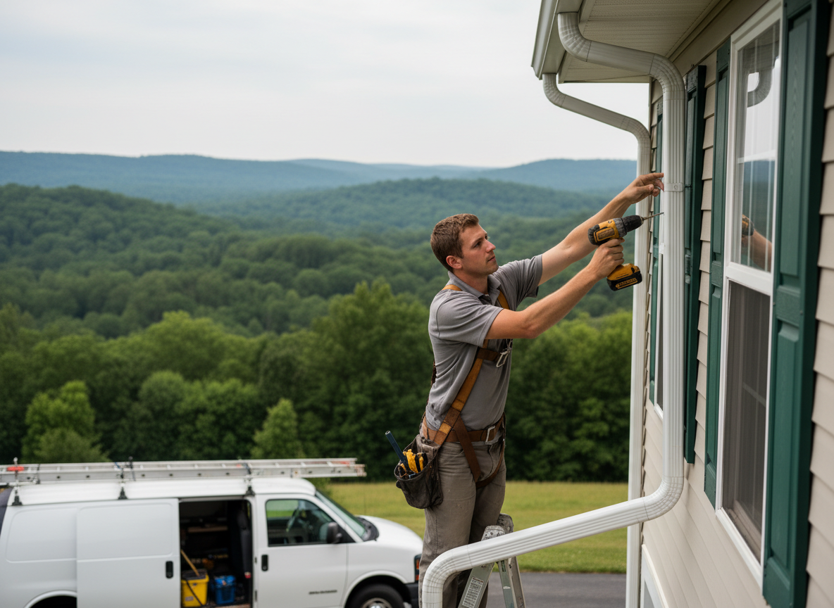 Downspout Installation in Cookeville