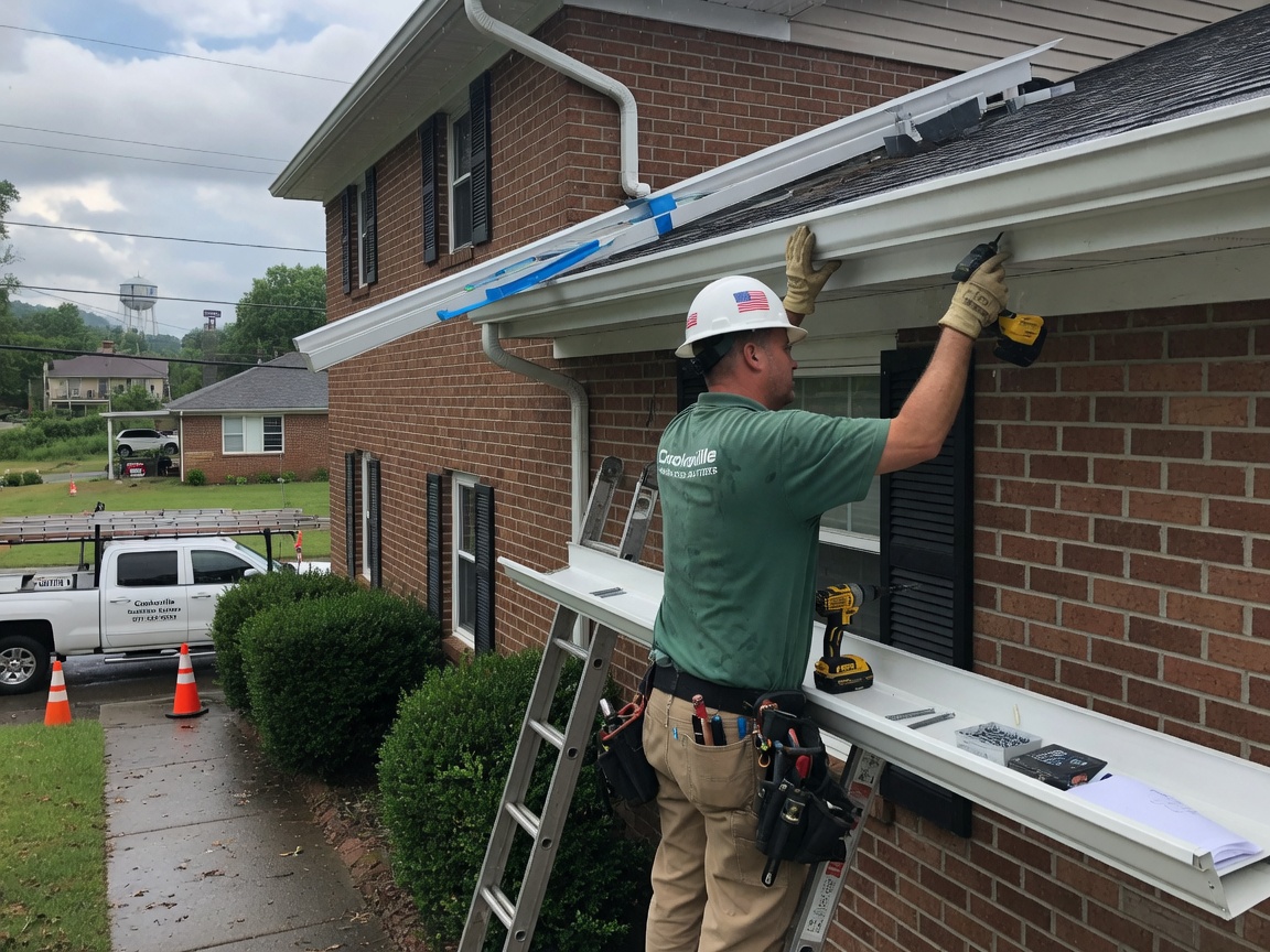 Gutter Installation in Downtown Cookeville